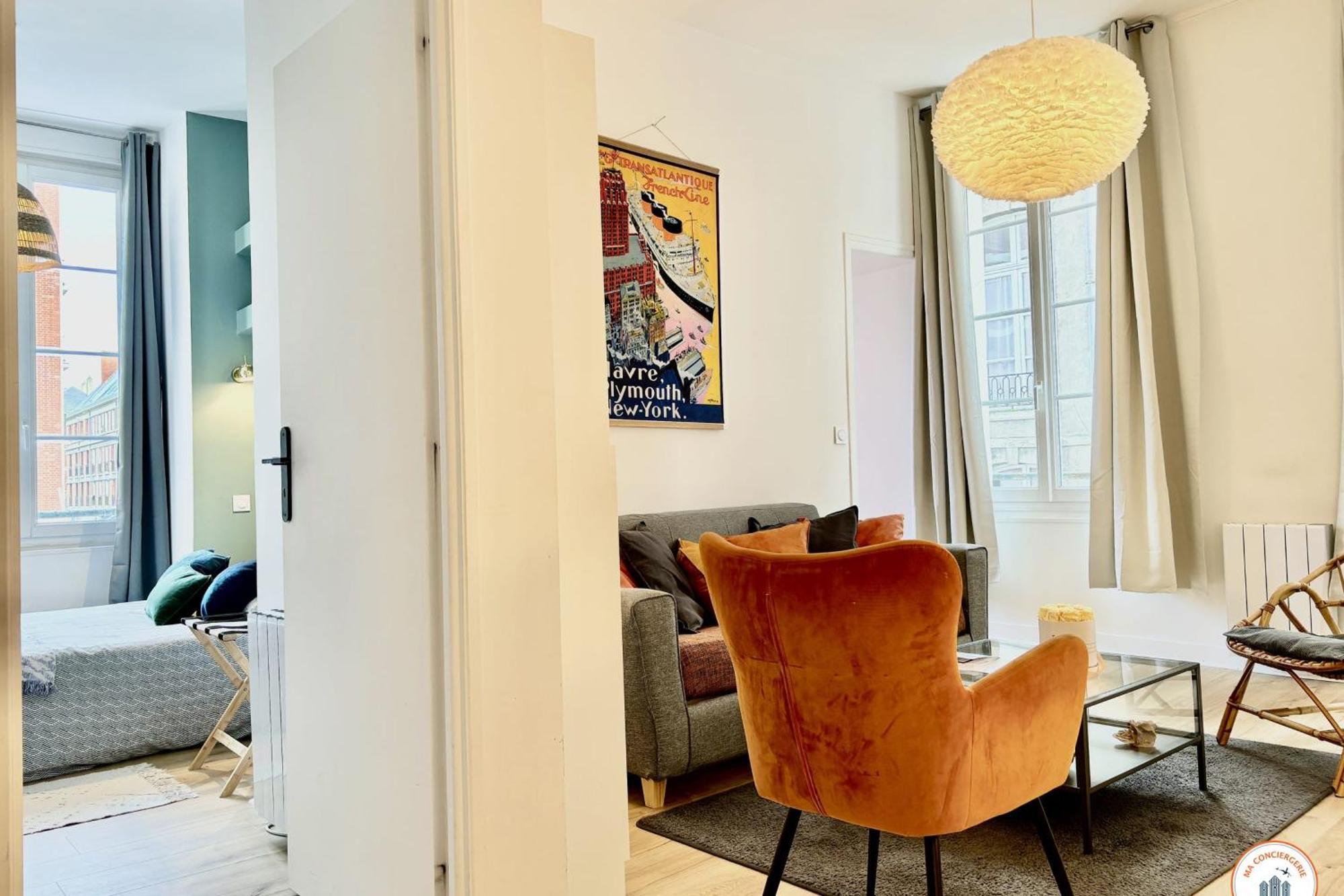 Appartamento L'Oasis Havrais - Centre Historique Le Havre Esterno foto
